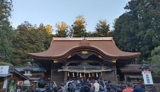 2023年 小國神社参拝～檜の屋根も新しくなったリニューアル神社